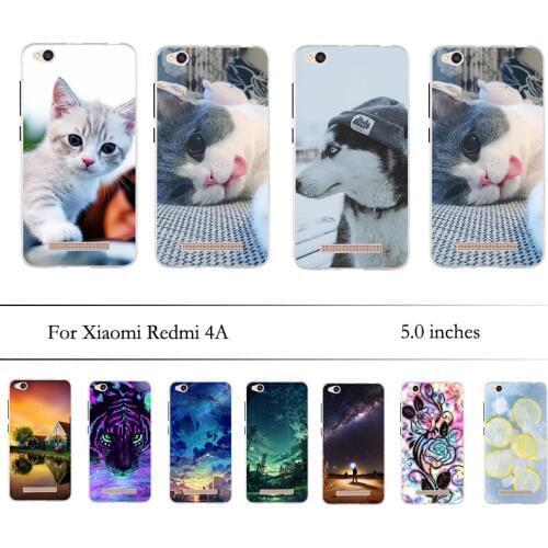 Phone Case Cover For Xiaomi Redmi 4A Case Soft TPU Silicone Colored Painting Cases For Xiaomi Redmi 4A Redmi4A 5.0 inch Fundas