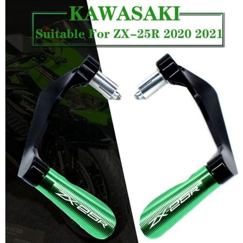 For Kawasaki NINJA ZX-25R ZX 25R ZX25R 2020 Motorcycle 7/8"22mm CNC Handlebar Grips Guard Brake Clutch Levers Guard Protector