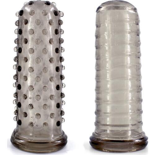 Penis Sleeve For Men Reusable Silicone Condom Spike Dotted Dildo Sheath Condoms Extender Sleeve Penis Cocks Cover Ring Sex Toys