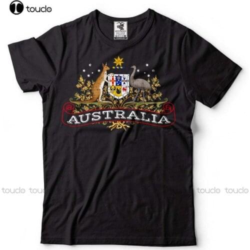 New Australia T-Shirt Proud Australian Ozzie Tee Shirt Mens Unisex Style Soccer Football Rugby Fan Tee Shirt Cotton Tee Shirt