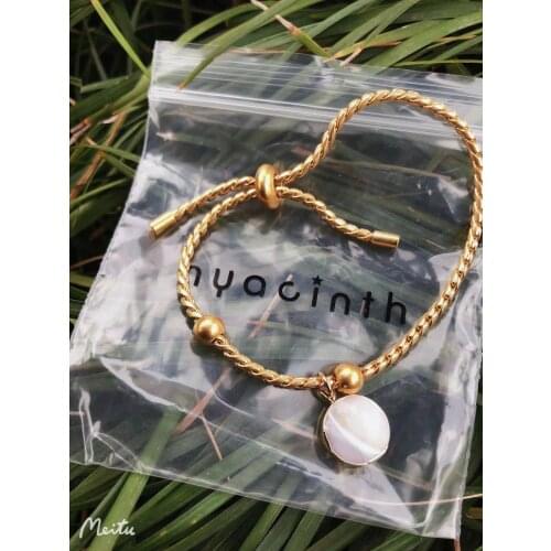 New Natural Fresh Water Pearl Fashion Simple Bracelet For Women Wedding Party Gift Eco Brass Endding with 14k Real Gold 2021HOT