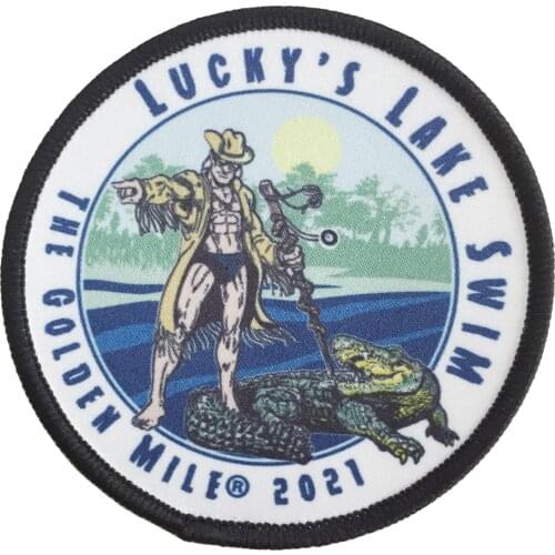 Very Cheaper Custom Sublimated Heat Transfer Digital Printed Patch For Clothing