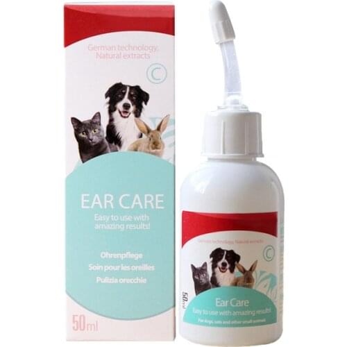 50ml pet ear cleaner cat and dog ear cleaner anti-mite pet health care puppies kitten ear cleaner supplies