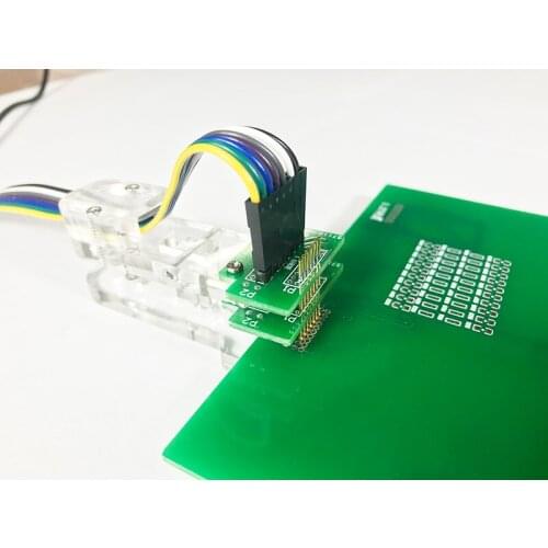 Single Row Burning Folder Programmer Programmer Programmer Folder Pcb Folder Test Clip 1.27 1.5 2.0 2.54