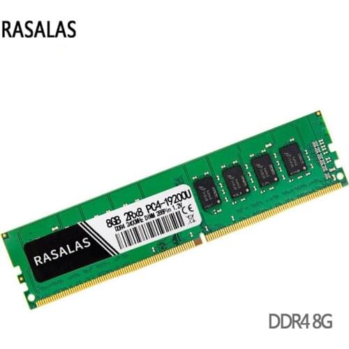 Rasalas 1RX8 Memory RAM DDR4 8G 2133 2400 2666 17900 19200 21300 Desktop 280pin DIMM Memoria Ram for PC