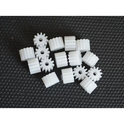 Wholesale 100pcs/lot Plastic gear All consistent with each Module 0.5 Aperture 1.9mm Plastic components Gears Fast shipping