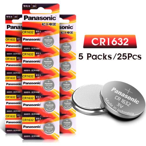 1pc cr1632 3v button cell coin lithium batteries for watch high energy density BR1632 ECR1632 DL1632 KCR1632 LM1632 KL1632