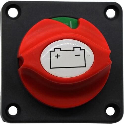Battery Disconnect Cut On/Off Rotary Switch 12V Boat Rv Atv Marine Boat Switch