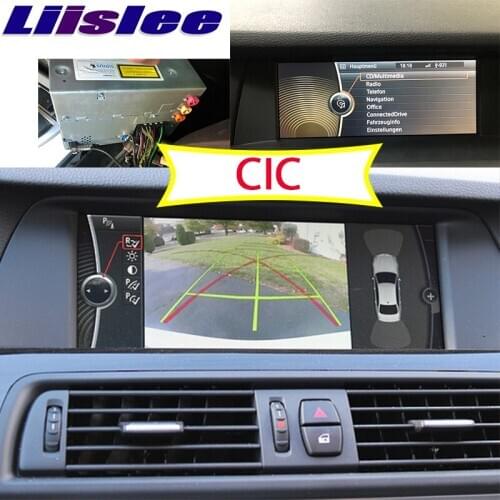 Liandlee Parking Camera Interface Reverse Back Up Park Camera Kits Original Display Upgraded For BMW CIC Before 2014