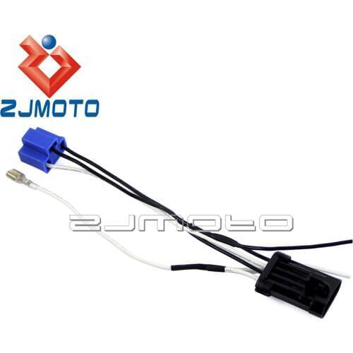 H4 LED Headlamp 7" 5-3/4" Headlight Adapter Wire Plug For Harley Touring Electra Glide Road King Street Glide Ultra Trike 2014