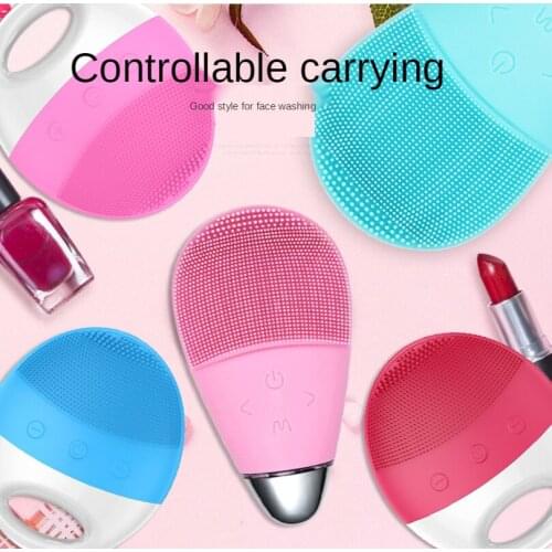 Professional Ultrasonic Vibration Facial Cleansing Brush Face Washing Brush Skin Blackhead Remover Pore Cleaner Face Massager
