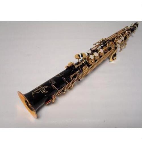 Professional Black Gold Soprano Straight Saxophone