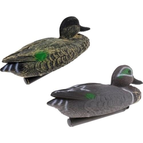 Female / Male 3D Realistic Floating Hunting Drake Duck Lure with Hunting Fishing Decoy for Outdoor Activities
