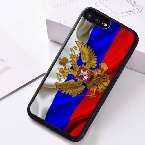 Russia Flag national emblem Phone Case Rubber for iPhone 12 pro max mini 11 pro XS MAX 8 7 6 6S Plus X 5S SE 2020 XR case