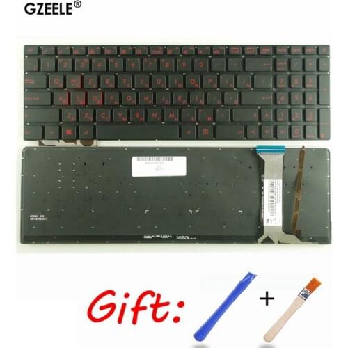 RU For ASUS For ROG G771 G771JW GL771JM GL771JW Laptop Keyboard Russian Black New Backlight