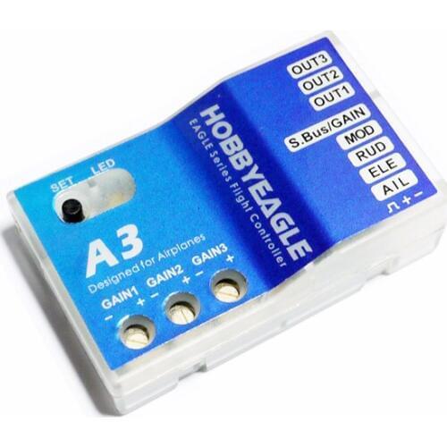 HOBBYEAGLE A3 Aeroplane Flight Controller Stabilizer System 6-axis Gyro for RC Airplane Fixed-wing Copter