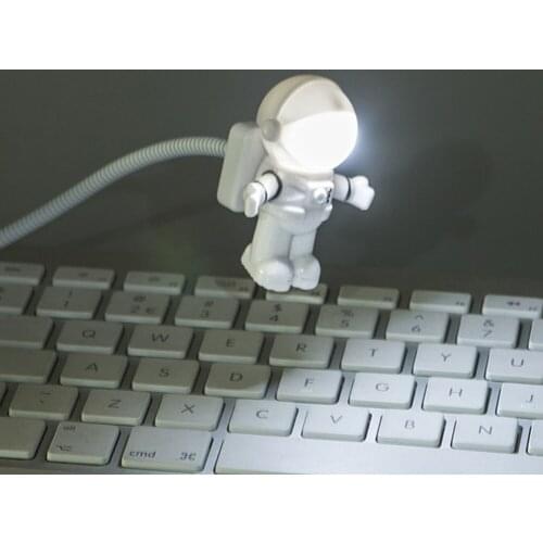 Creative Astronaut LED Night Light Portable USB Spaceman Lamp Toys for Computer Laptop Reading Lights Home Decor