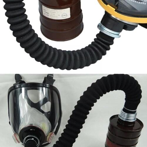 Safety Gas Mask Respirator Rubber Hose Tube 40mm Connection Gas Gas Filter Suitable Mask Masks Household Goods For Most Bet F5D5