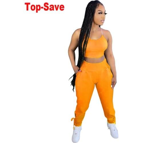 Fashion Casual Fitness Sporty Women Tracksuit Sleeveless Crop Top Stretchy Leggings Bra Two Piece Set Solid Streetwear Outfits