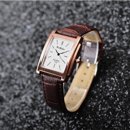 Vintage Leather Strap Women Watche Quartz Sport Women Wrist Watch Rectangle Classic Girl Watches Relogio Feminino