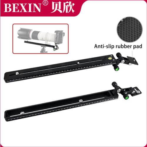 Long Camera Tripod Quick Release Plate Telephoto Lens Bracket Support Holder For ARCA SWISS Camera Long Nodal Slide Rail Adapter