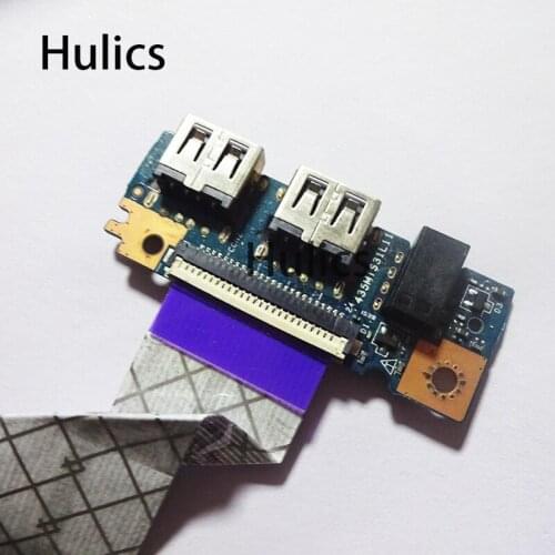 Hulics Original For Dell Inspiron 3558 5758 5558 5458 USB Audio Board 0RT8YV CN-0RT8YV LS-c142P with cable