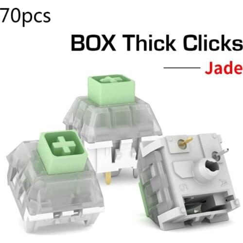 Kailh Box Thick Click Navy Blue Jade Switches RGB SMD 3pin Switch IP56Waterproof
