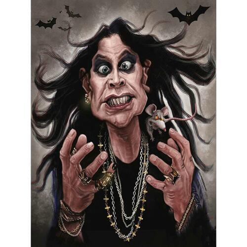 5d diy diamond painting witch bat full square diamond embroidery woman horror portrait home decoration crafts 20x25cm
