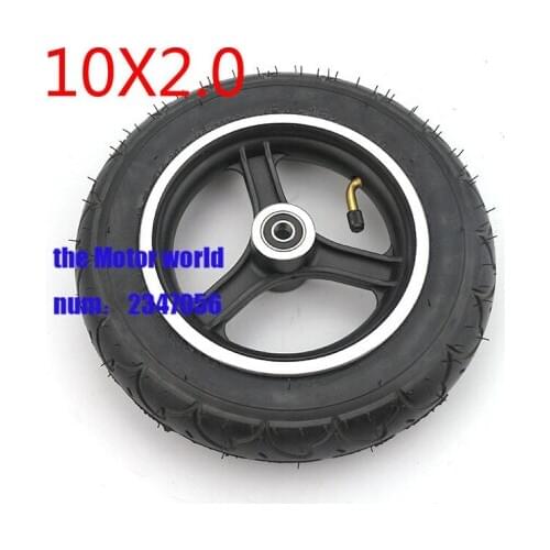 Free shipping 10x2 6.5 Inch Electric Balance Bike Scooter Motorcycle Wheel Rim With Tire And Inner Tube