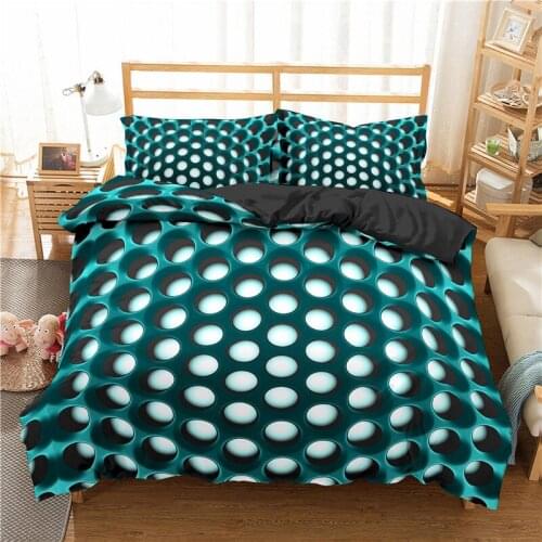ColHoneycomb Bedding Set Duvet Cover Bed Colorful Comforter Pillowcase Queen King Size Bed Clothes Art Home Textiles