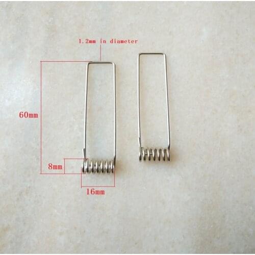 16x60mm lamps fixing spring for recessed downlight panel lamps