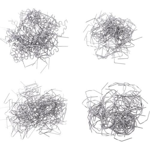 2019 New 400Pcs Pre-cut Staples Hot Staples For Plastic Stapler Repair Kit Welder 4 Sizes new