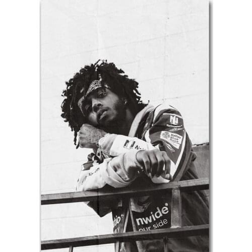 New 6LACK Custom Rap Hip Hop Music Singer-Silk Art Poster Wall Sticker Decoration Gift