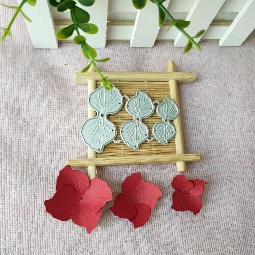 New 3Pcs four leaf flower Cutting Dies Stencils for DIY Scrapbooking photo album Decorative Embossing DIY Paper Cards