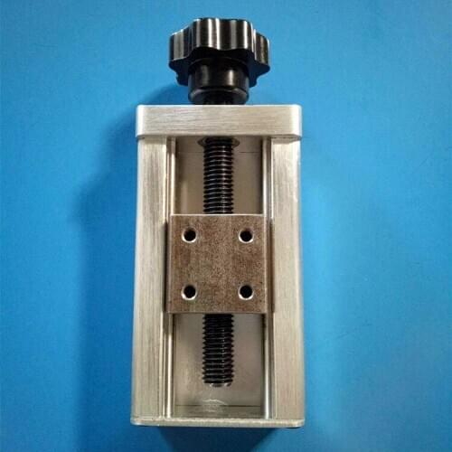 One-dimensional Precision Manual Slider Manual Screw Slider One-dimensional Mobile Platform One-word Trailer