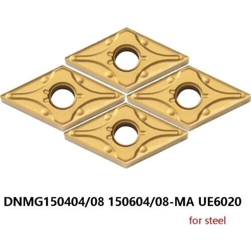 Original Carbide Inserts DNMG15 DNMG150404 DNMG150408 MA DNMG150604-MA DNMG150608-MA UE6020 Turning Tool Cutter CNC