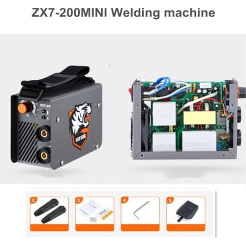 Portable Mini MMA Welder AC 220V Arc Electric Welding Machine 10-200A DIY Welding Rod 2.5mm