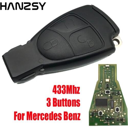 3 Button 433Mhz For Mercedes Benz B C E ML S CLK CL Complte Control Keyless Entry Car Remote Smart Key