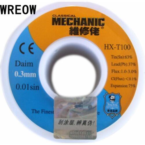 Phone Repair Solder Tin Wire 63/37 Tin Lead Rosin Core Solder Flux Welding Iron Wire Reel Repair Tool For Soldering