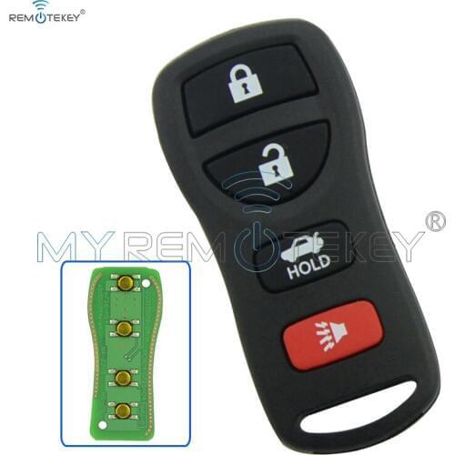 Remtekey Remote Car Key Fob KBRASTU15 4 Button 315Mhz for Nissan Altima Maxima 350Z Armada 2004 2005 2006 2007 2008 2009