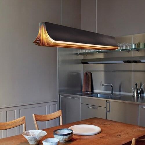 LED Luxury Dining room chandelier lighting Modern restaurant long hanging lights office light fixtures Bar lighting study lamps