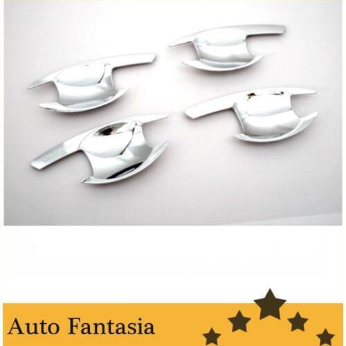 Car Styling Chrome Door Cavity Bowl For Mitsubishi Challenger / Pajero Montero Sport 09-12-Free Shipping