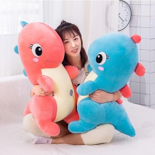30-80cm Super Soft Lovely Dinosaur Plush Doll Cartoon Stuffed Animal Dino Toy for Kids Baby Hug Doll Sleep Pillow Home Decor