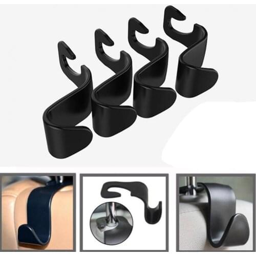 Universal Car Seat Hook Back Hook Car Accessories Interior Portable Hanger Holder Storage for Car Bag Purse Cloth