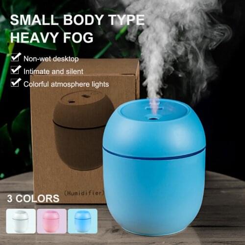 USB Portable Air Humidifier Essential Oil Diffuser Air Freash With LED Night Lamp For Home Car Fogger Mist Maker Face Steamer