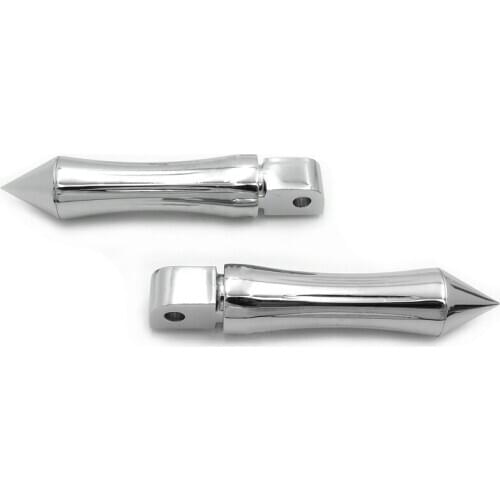 Aftermarket free shipping motorcycle parts Spike Foot Pegs for Yamaha YZF-R6/R6S/600R YZF-R1/1000R FZ-1/1000 Front chromed