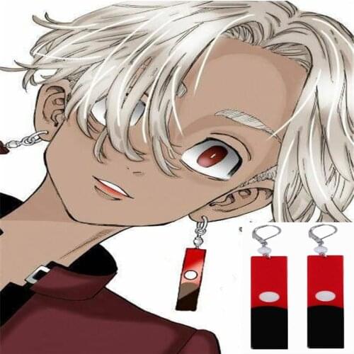 Tokyo Avengers Acrylic Earrings Anime Cosplay Accessories Jewelry for Women 2021 New