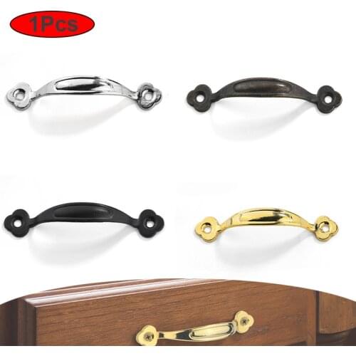 1/5/10PCS Antique alloy wooden box drawer wardrobe handle jewelry box handle medicine cabinet handle bar retro 8cm