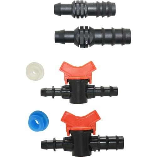 12mm to 1/2 3/4 Hose Barbed Connector Garden Tap With Seal Rings Water Connector 16mm 20mm Water Pipe Reducer Adapter 50/20pcs