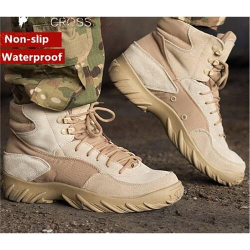 Army Fans Tactical Training Military Boots Men Women Outdoor Climbing Hiking Hunting Camping Breathable Non-slip Sports Shoes